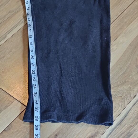 Vintage 90s Polo Ralph Lauren Men's Large Black Sweatpants Wide Leg White Pony - Picture 10 of 13